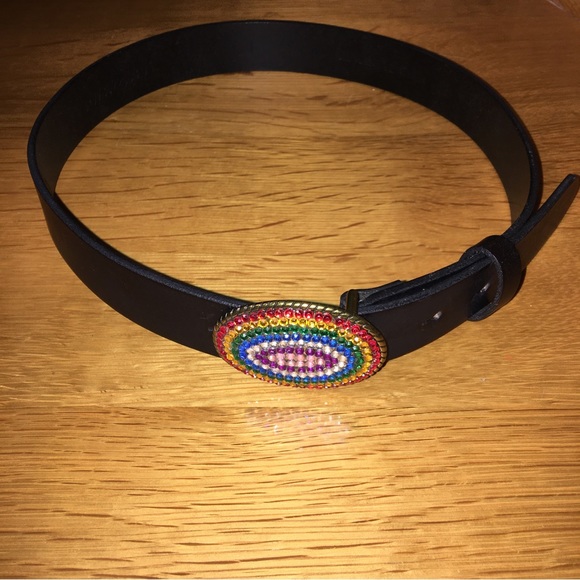 Genuine Leather solid belt for women size Small - Picture 3 of 5